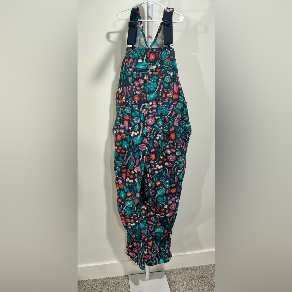 Duluth Trading Co Floral Jumpsuit - Teal and Multicolor - Picture 7 of 8